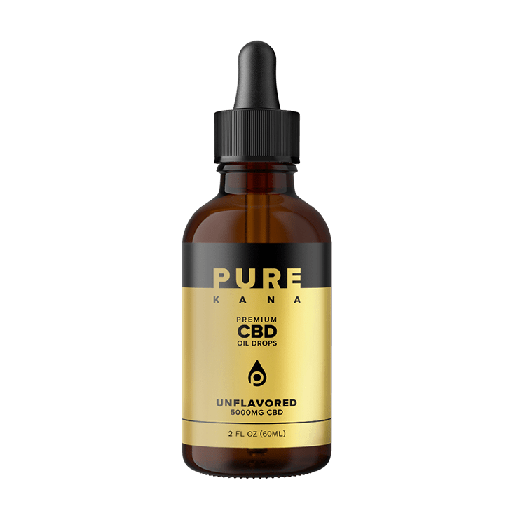 PureKana Unflavored CBD Oil 5000mg - Stone & Leaf CBD