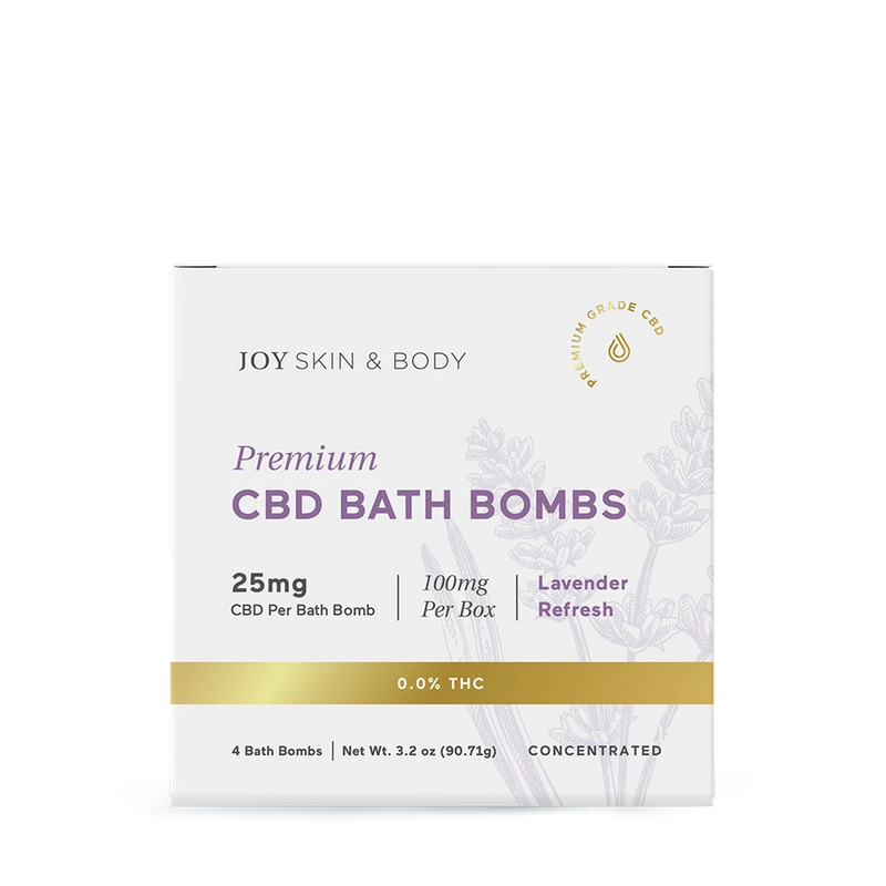Lavender CBD Bath Bombs - Stone & Leaf CBD