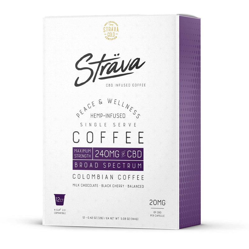 CBD K-Cup Medium Roast Coffee 20mg CBD/serving - Stone & Leaf CBD