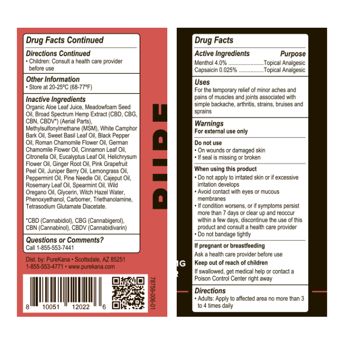 PK Roll On Gell product label